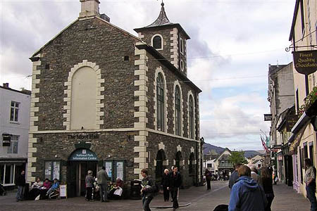 Keswick Moot Hall, is one of three information centres offering free wi-fi. Photo: Kenneth Allen CC-BY-SA-2.0