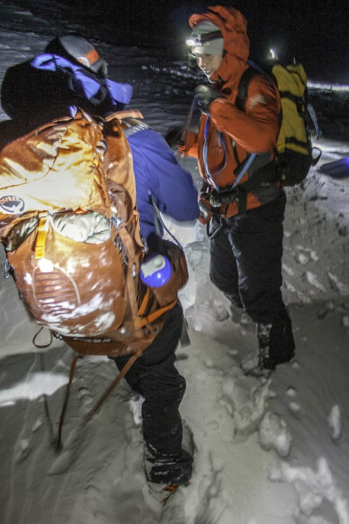 Rescuers brought the man to safety in Seathwaite. Photo: Keswick MRT Rescuers brought the man to safety in Seathwaite. Photo: Keswick MRT