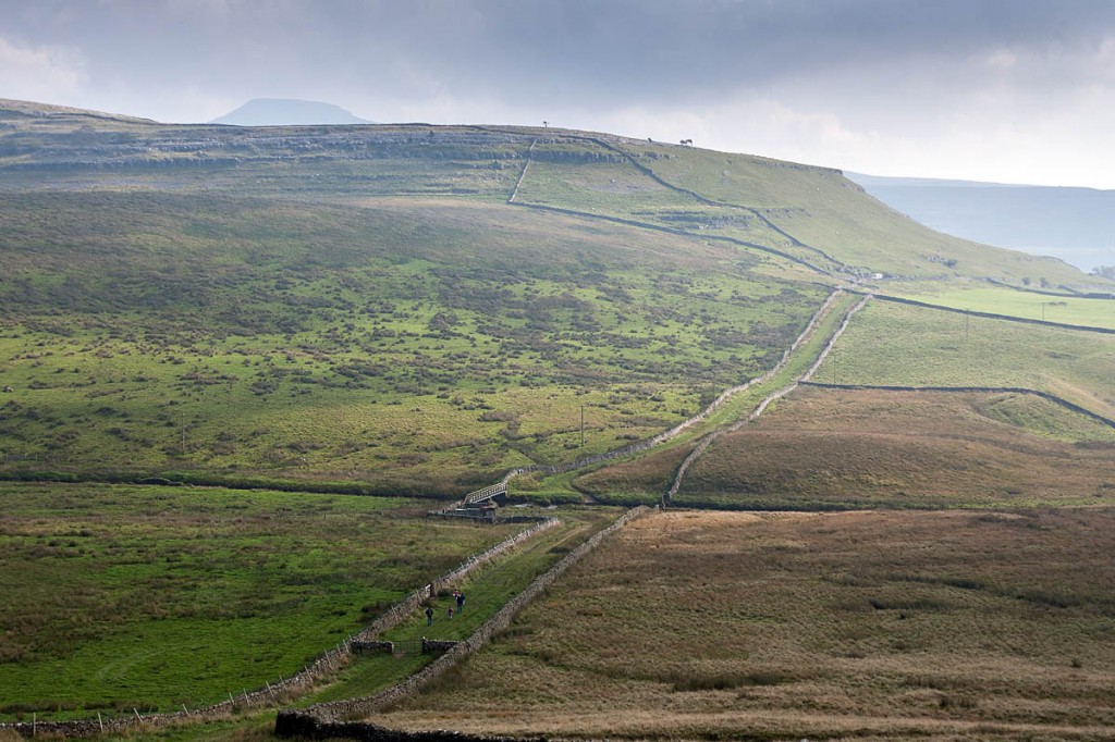 The walker was on the track leading from Kingsdale to Scar End