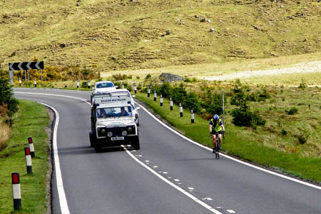 One of the team approaches home on the Kintail Compass Challenge One of the team approaches home on the Kintail Compass Challenge
