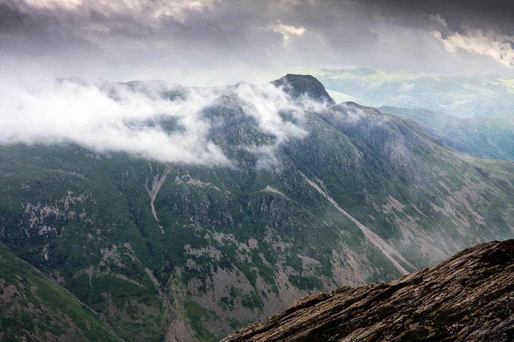 The climber fell while on a crag on the Langdale Pikes