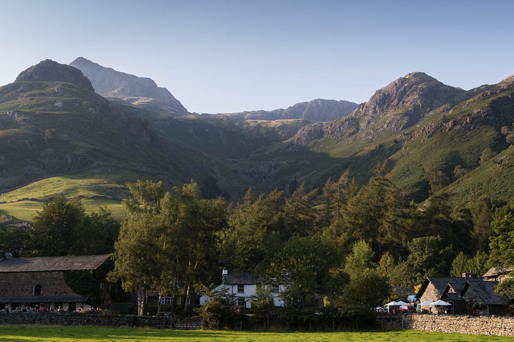 The incident happened on Tarn Crag, above Great Langdale The incident happened on Tarn Crag, above Great Langdale