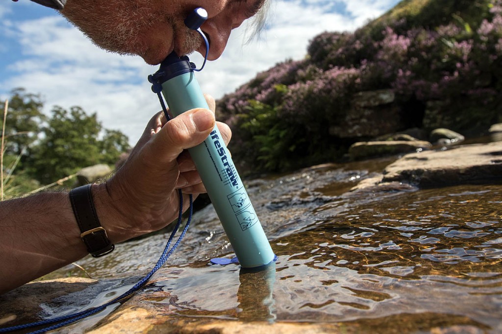 The Lifestraw Personal in use The Lifestraw Personal in use
