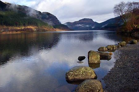 Mr Donnelly was camping on the shore of Loch Lubnaig