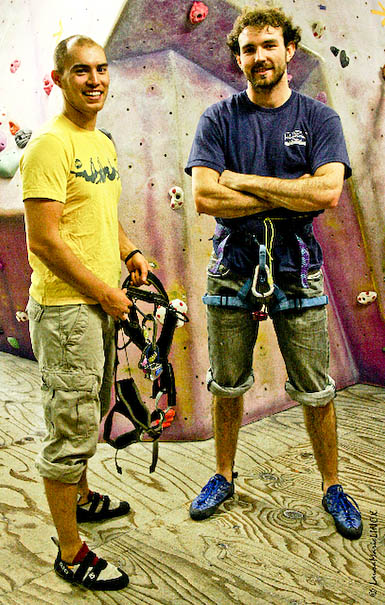 Jonny Briggs, left, and Tom Lancaster Jonny Briggs, left, and Tom Lancaster