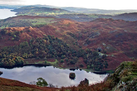 Loughrigg and Rydal Water, venue for the volunteer day. Photo: Christine Hasman CC-BY-SA-2.0