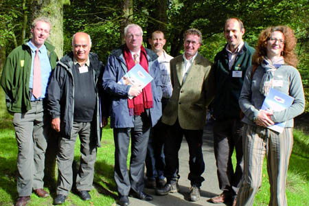 Lord Smith (third from left) chair of the Environment Agency, at the launch of the Making Space for Water project in the Derwent Valley, with partners from Natural England, the Peak District National Park Authority, Moors for the Future and the National Trust. Lord Smith (third from left) chair of the Environment Agency, at the launch of the Making Space for Water project in the Derwent Valley, with partners from Natural England, the Peak District National Park Authority, Moors for the Future and the National Trust.