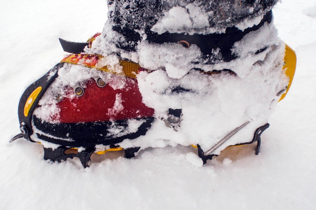 Crampons are an essential piece of kit for anyone heading for the mountain tops, experts said. Photo: MCofS