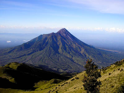 Merapi, seen from Merbabu
