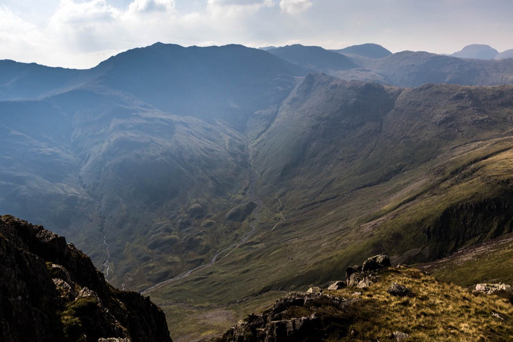 The woman managed to make her way from the Central Fells to Great Langdale