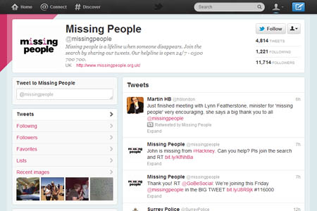 Berkshire Lowland Search & Rescue is urging followers to retweet the messages Berkshire Lowland Search & Rescue is urging followers to retweet the messages