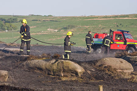 Moorland fires are now a high priority for firefighters Moorland fires are now a high priority for firefighters