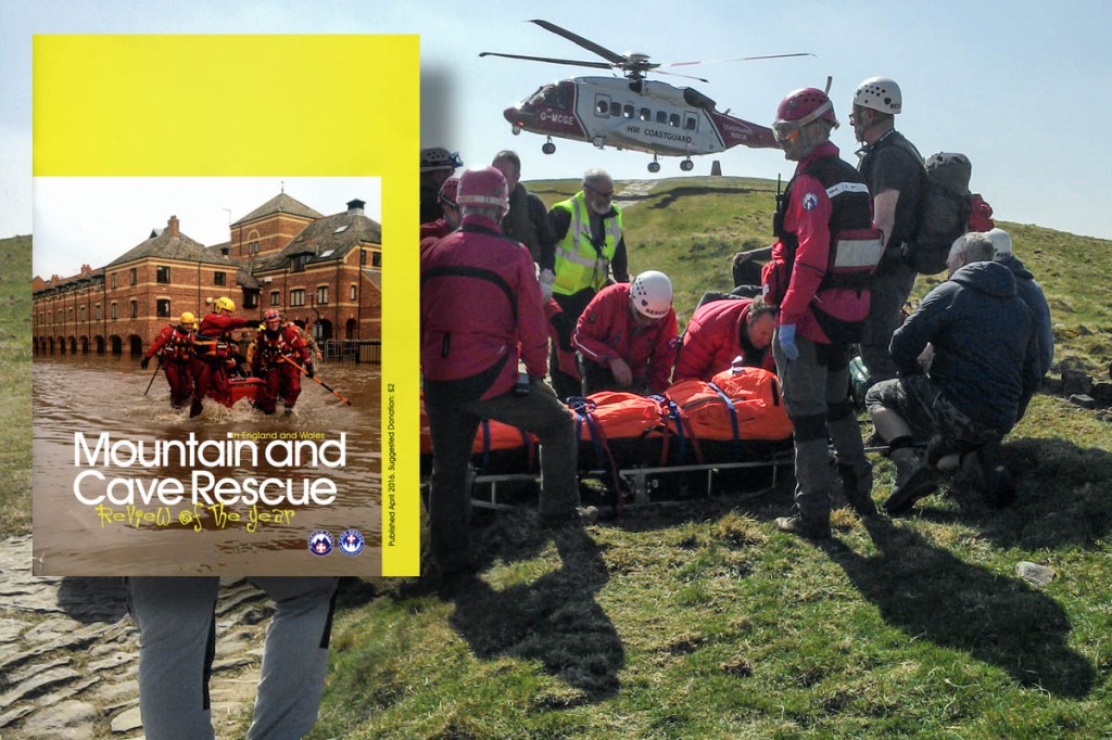 The review looks back at a busy 2015 for rescuers. Main photo: Edale MRT