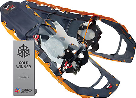 The Revo Explore snowshoes gained a gold award at Ispo The Revo Explore snowshoes gained a gold award at Ispo