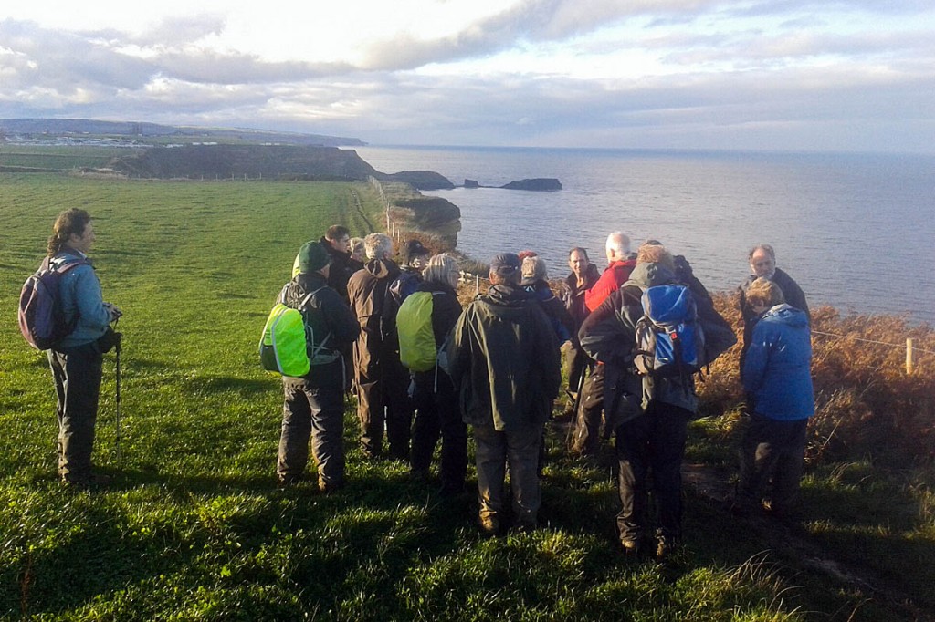 A group of the volunteers on the Cleveland Way A group of the volunteers on the Cleveland Way