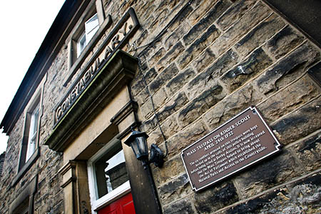 The New Mills police building where the Kinder Scout trespassers were held The New Mills police building where the Kinder Scout trespassers were held
