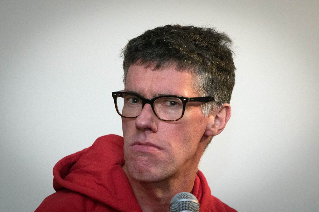 Climber Niall Grimes amused festival-goers Climber Niall Grimes amused festival-goers