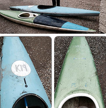 Owners of the kayaks can reclaim them by contacting police at Richmond Owners of the kayaks can reclaim them by contacting police at Richmond