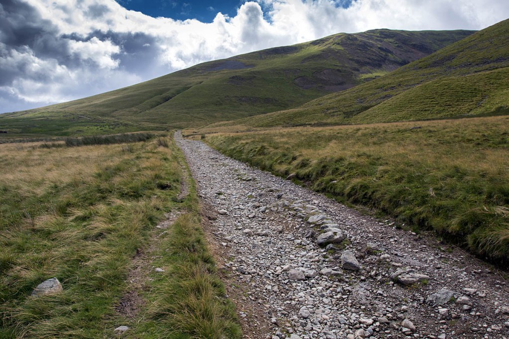The Old Coach Road seen in summer conditions