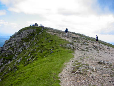 The Old Man of Coniston provides much of the team's work The Old Man of Coniston provides much of the team's work