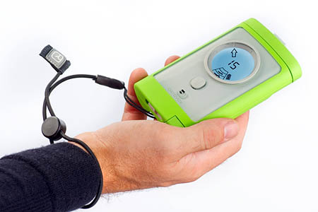 The Ortovox 3+ transeiver The Ortovox 3+ transeiver