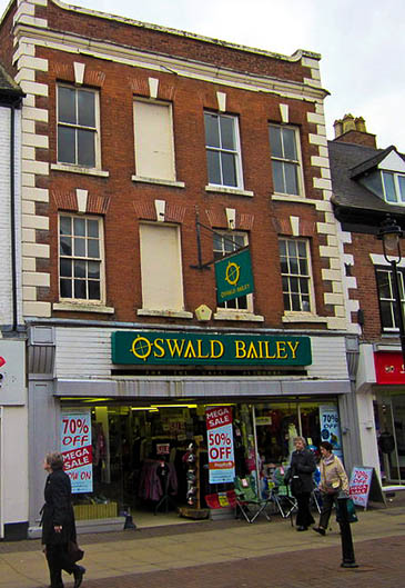 The Oswald Bailey shop in Bromsgrove, Worcestershire. Photo: Roy Hughes CC-BY-SA-2.0 The Oswald Bailey shop in Bromsgrove, Worcestershire. Photo: Roy Hughes CC-BY-SA-2.0