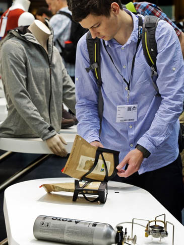 Products come under scrutiny at the Friedrichshafen show. Photo: Messe Friedrichshafen/OutDoor Products come under scrutiny at the Friedrichshafen show. Photo: Messe Friedrichshafen/OutDoor