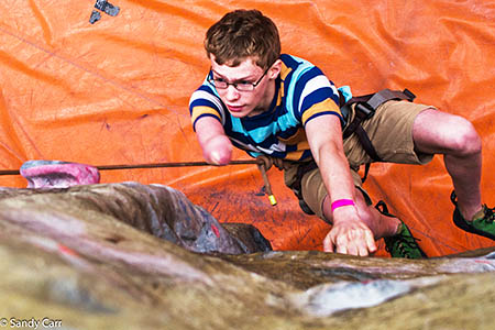Matthew Phillips in action during the event. Photo: Sandy Carr Matthew Phillips in action during the event