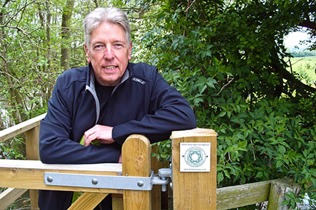 Paul Brown at the new bridge Paul Brown at the new bridge