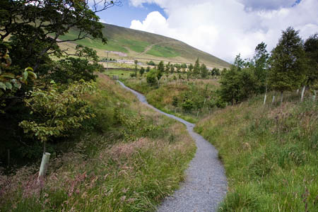 Pendle Hill is on the challenge walk route