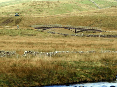 An artist's impression of how the bridge will look. Image: Yorkshire Dales National Park Authority