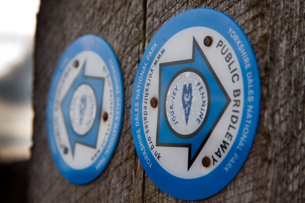 Waymarks on the route of A Pennine Journey. Photo: Bob Smith/grough Waymarks on the route of A Pennine Journey. Photo: Bob Smith/grough