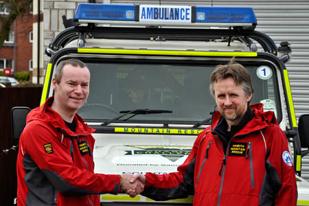 Ian Clemmett hands over as team leader to Mike Hill Ian Clemmett hands over as team leader to Mike Hill