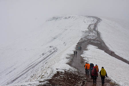 The Brecon team's patch includes south Wales's highest mountain Pen y Fan The Brecon team's patch includes south Wales's highest mountain Pen y Fan