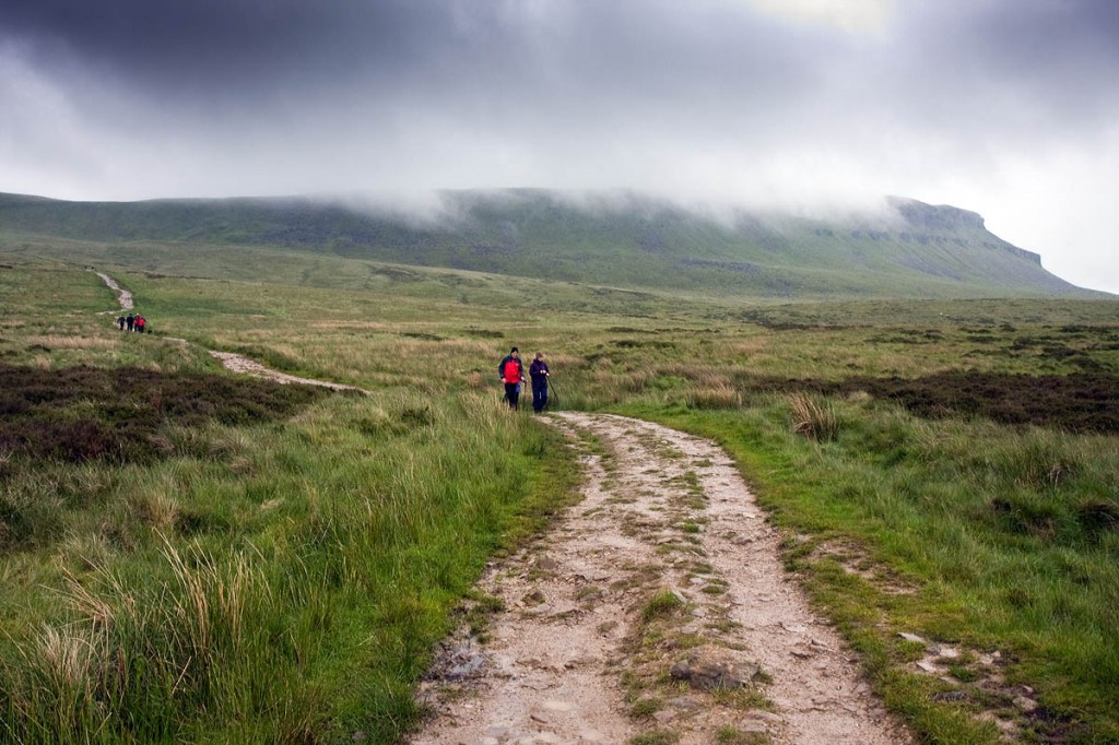 The two men will use trikes to attempt the ascent of Pen-y-ghent The two men will use trikes to attempt the ascent of Pen-y-ghent
