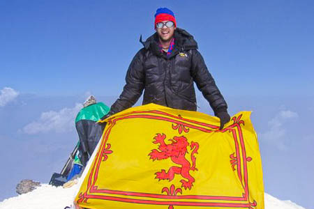 Peter Kinloss on Elbrus in 2007