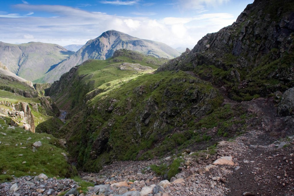 The Wasdale team recently rescued a father and son lost near Piers Gill. Photo: Bob Smith/grough