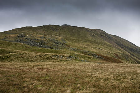 The girl was walking with a group on Place Fell The girl was walking with a group on Place Fell