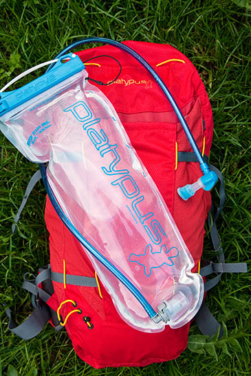 The Platypus Sprinter XT 35 comes with a Big Zip SL reservoir The Platypus Sprinter XT 35 comes with a Big Zip SL reservoir