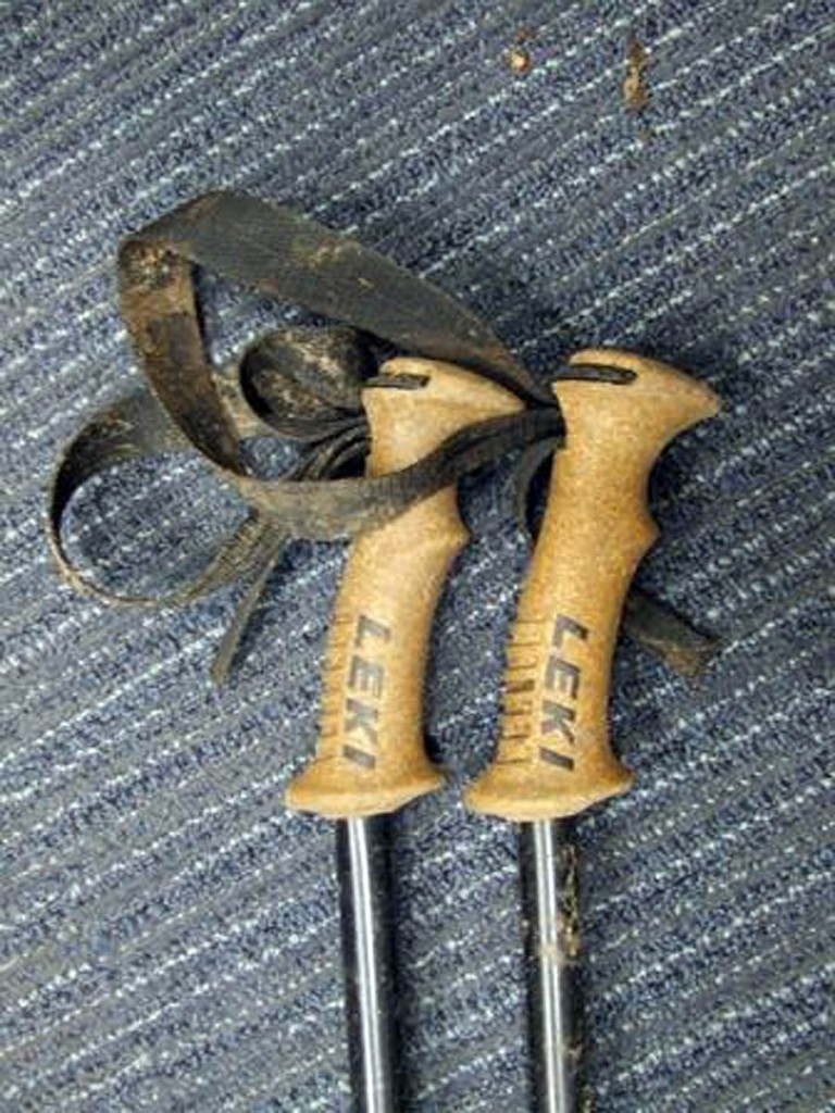 The Leki Makalu poles were found on Aonach Eagach