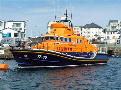 Eleven of the kayakers were taken onboard the Portrush lifeboat. Photo Kenneth Allen CC-BY-SA-2.0 Eleven of the kayakers were taken onboard the Portrush lifeboat. Photo Kenneth Allen CC-BY-SA-2.0