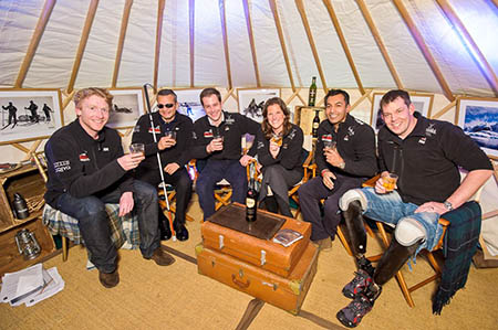 The UK team The UK team