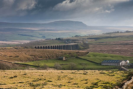 Ribblehead, with Pen-y-ghent in the distance Ribblehead, with Pen-y-ghent in the distance