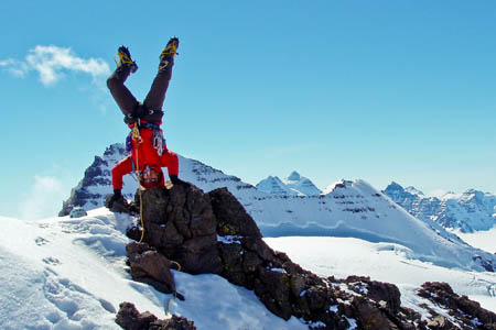 Rosie Goolden proves mountaineering can be a topsy-turvy world