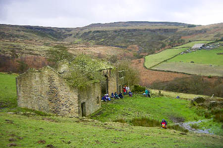 The man injured his leg in Royd Edge Clough. Photo: Martin Clark CC-BY-SA-2.0 The man injured his leg in Royd Edge Clough. Photo: Martin Clark CC-BY-SA-2.0