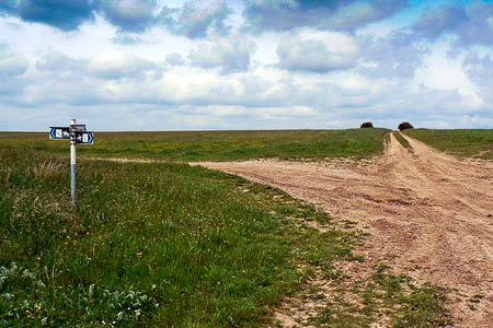 The Imber Range Perimeter Path in the affected area. Photo: Brian Robert Marshall CC-BY-SA-2.0