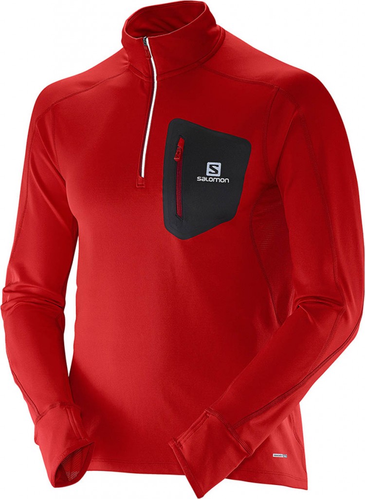 Salomon Trail Runner Warm LS Zip Tee Salomon Trail Runner Warm LS Zip Tee