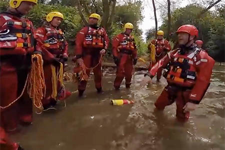 The money will be used to provide swiftwater rescue gear for the team The money will be used to provide swiftwater rescue gear for the team