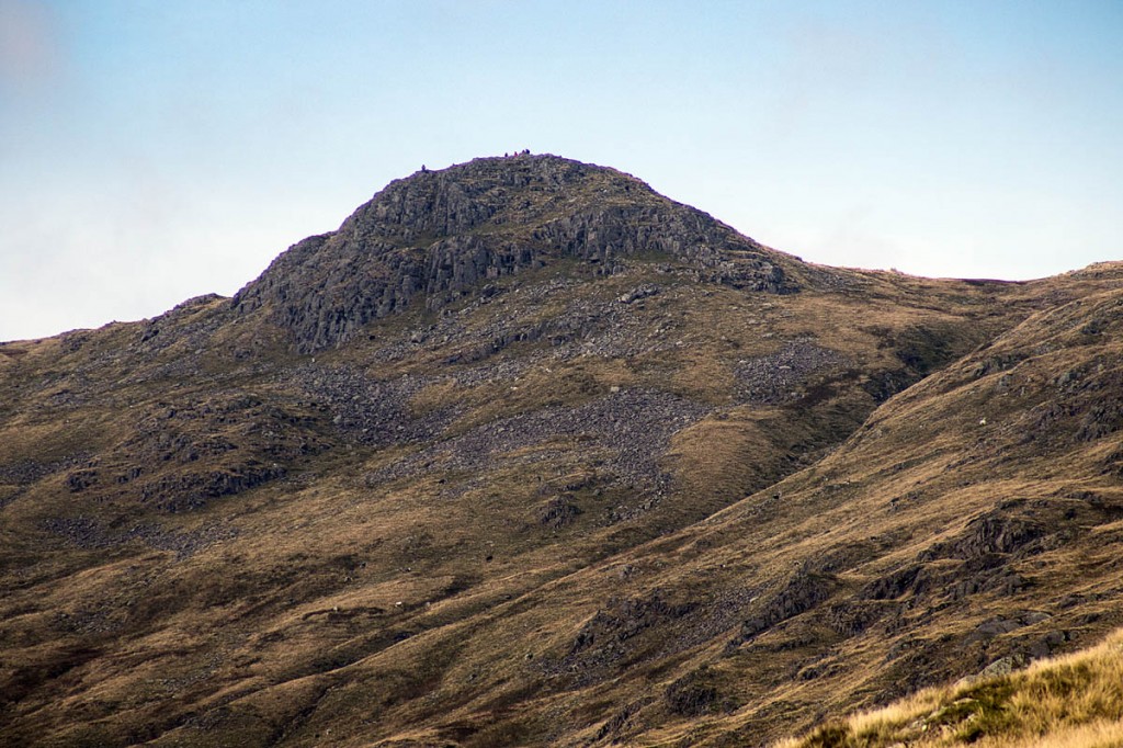 The man was rescued from the slopes of Sergeant Man