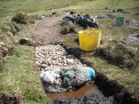 The fleece path under construction. Photo: Fix the Fells